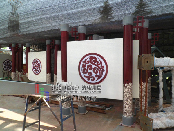 山東煙臺仿古公交候車亭 山東煙臺仿古公交候車亭